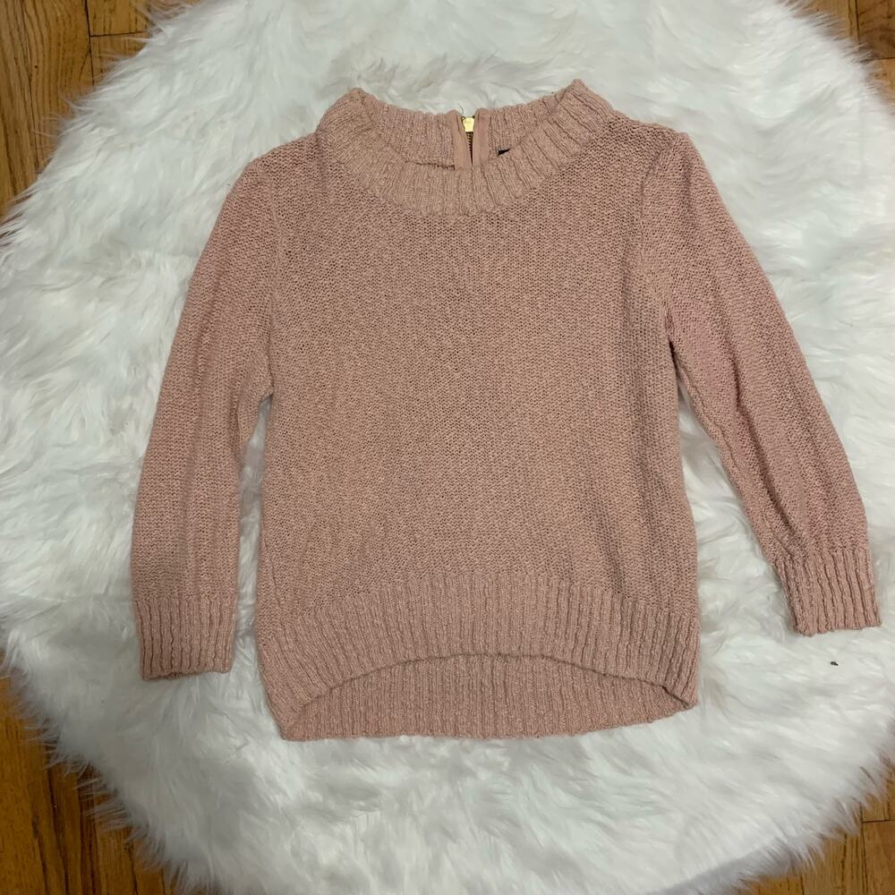 H&M zipper back textured sweater